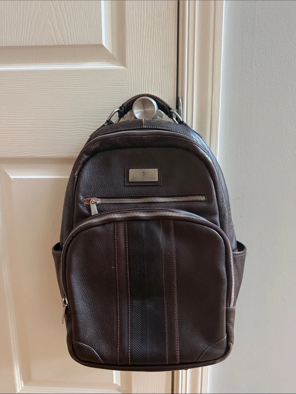Martin Dingman Leather Backpack